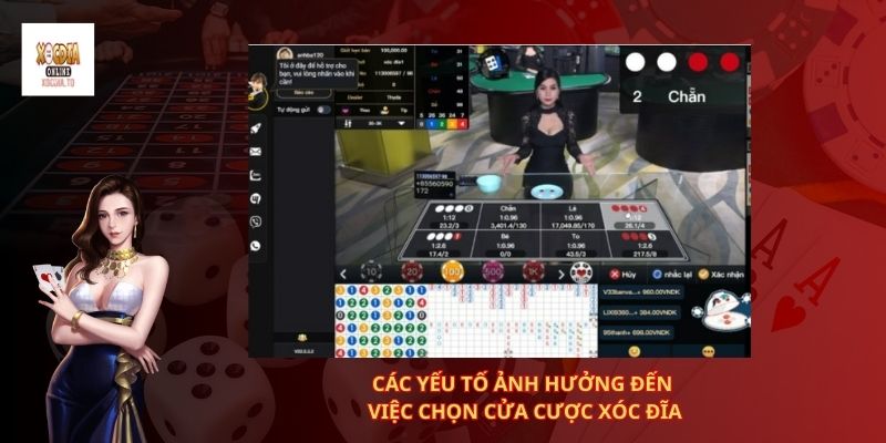 Kinh nghiệm chọn cửa cược xóc đĩa tại Xocdia.to 2 Các yếu tố ảnh hưởng đến việc chọn cửa cược xóc đĩa